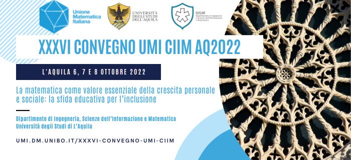 XXXVI Convegno UMI CIIM